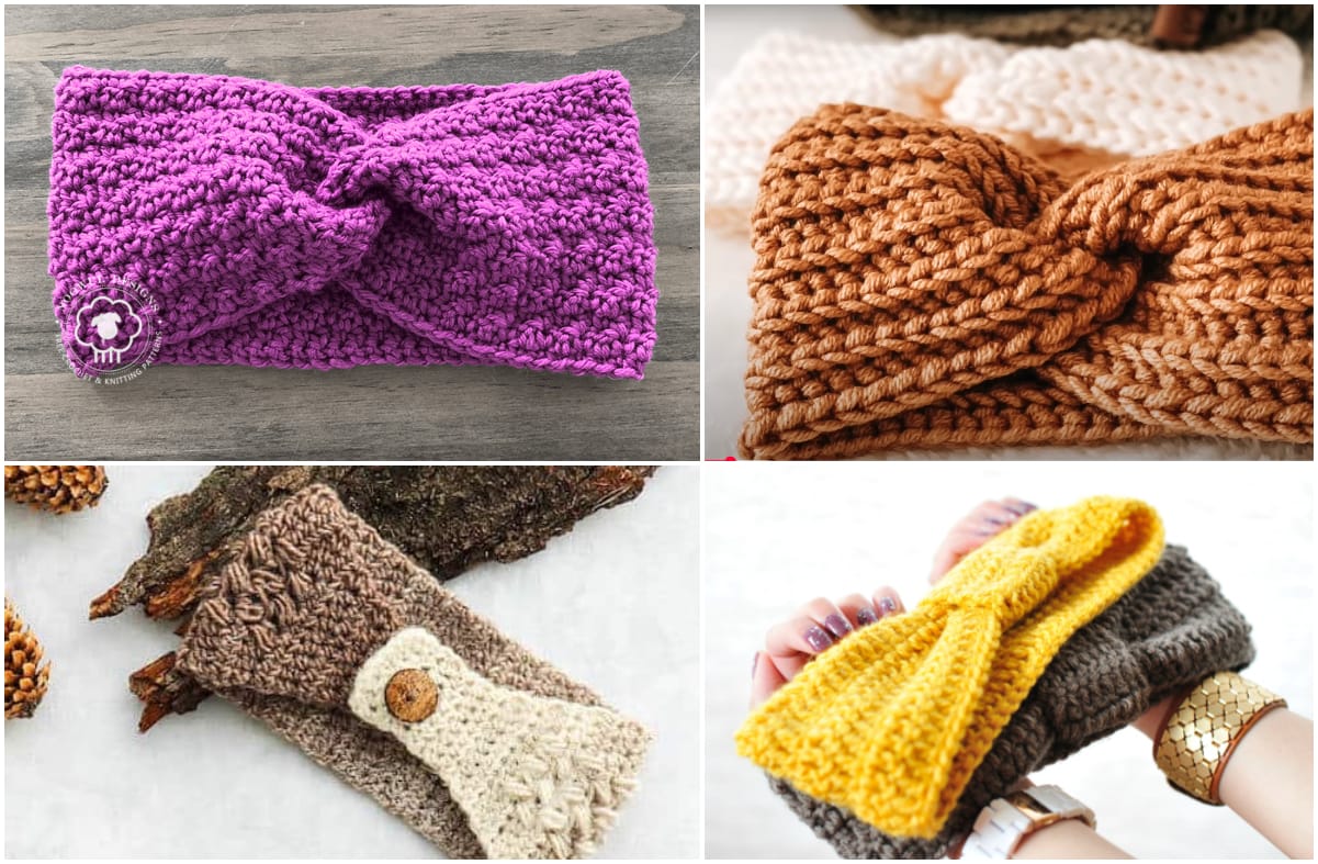 10+ The Best Easy Earwarmer Headband Free Crochet Patterns