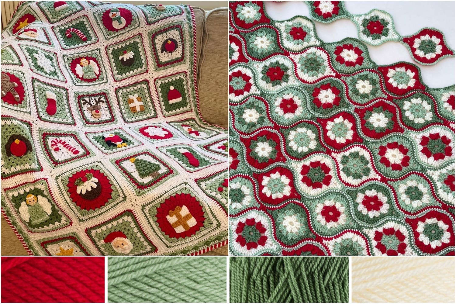 FI Evergreen & Berry Yarn Palette