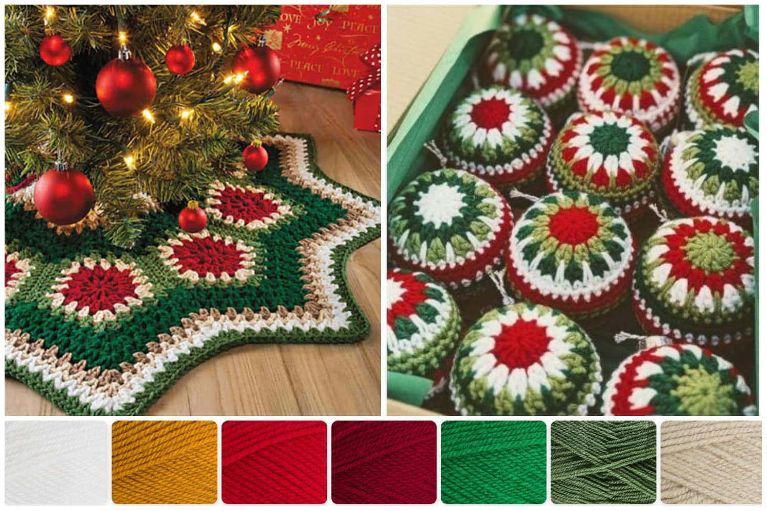 Chtistmas Yarn Palette Projects