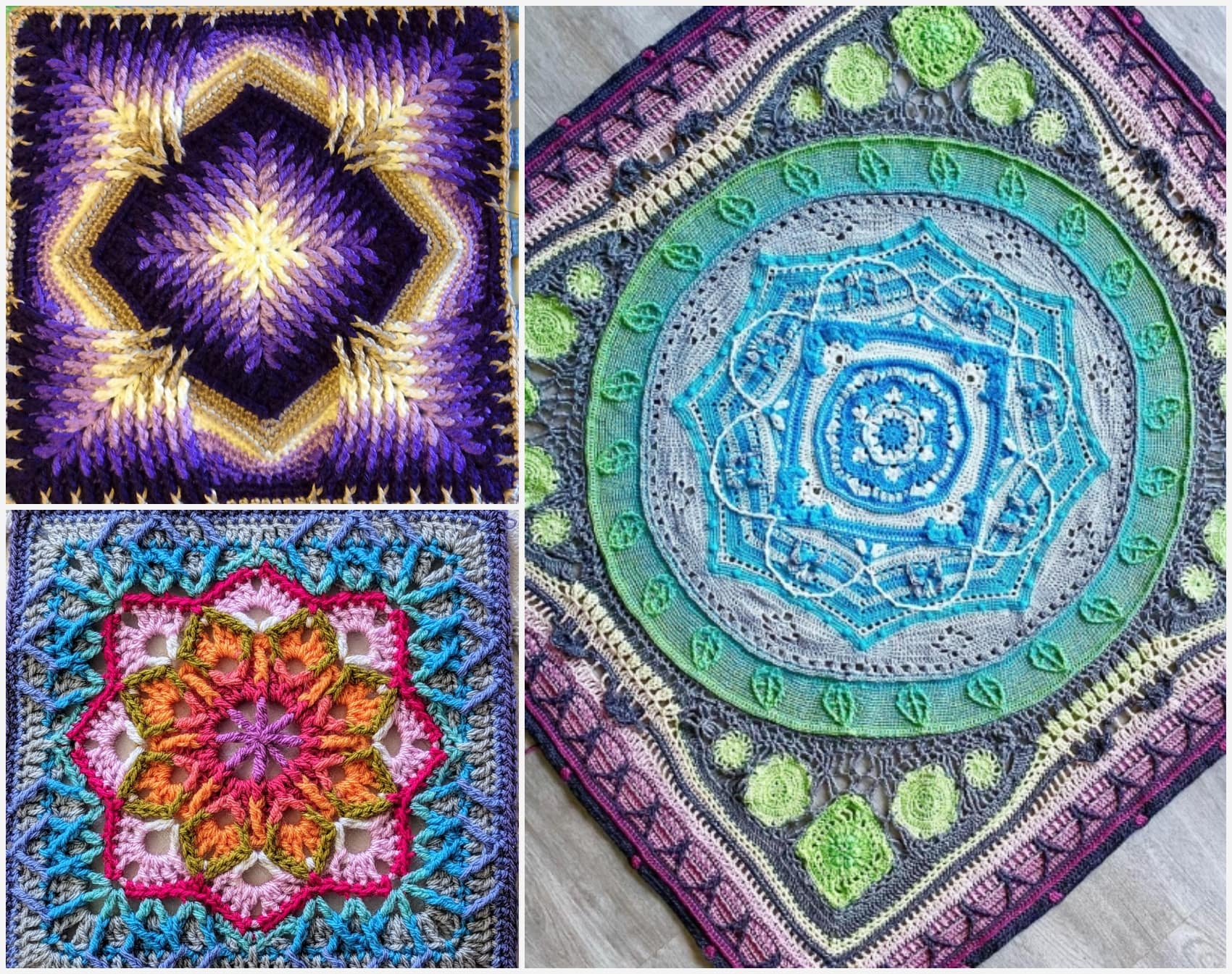 Crochet Squares for Advanced Crocheters