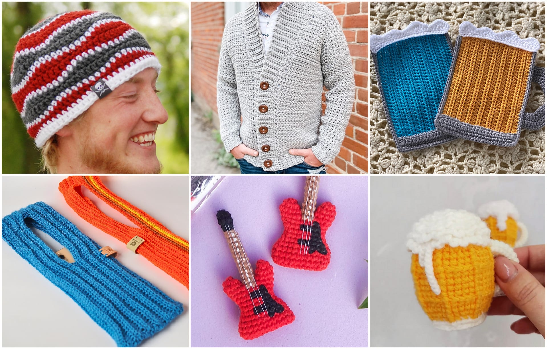 FI 35 Father's Day Gifts Free Crochet Patterns