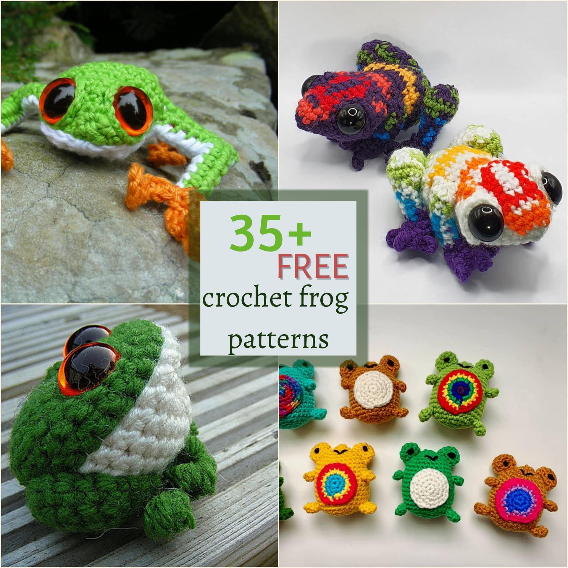 35+ Free Crochet Frog Patterns