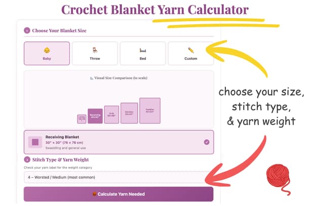Crochet Blanket Yarn Calculator – How Much Yarn Do I Need?
