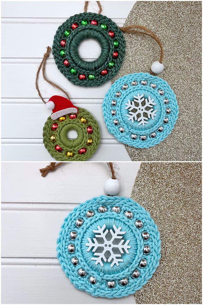 Beaded Wreath Ornament