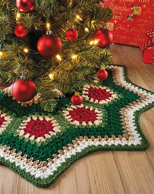 Granny Ripple Tree Skirt