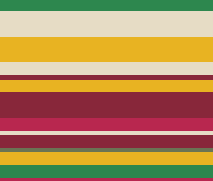 Christmas palette in stripe pattern